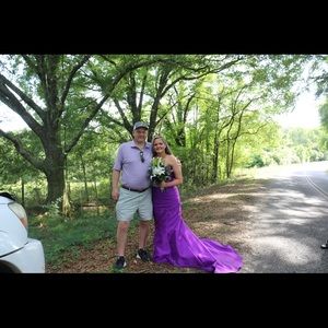Purple jovani prom/ pageant dress